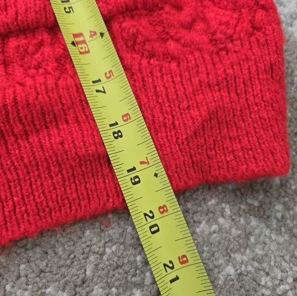 Zara Red Cardigian Sweater - Picture 7 of 8